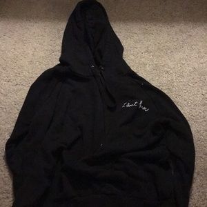 Black hoodie